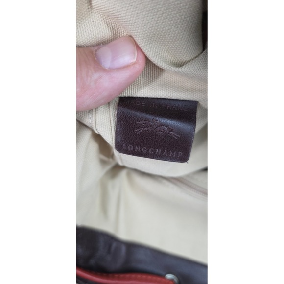 Longchamp 3D Leather Backpack Brique Red‎ Made in France 1332 770 177 main image 8
